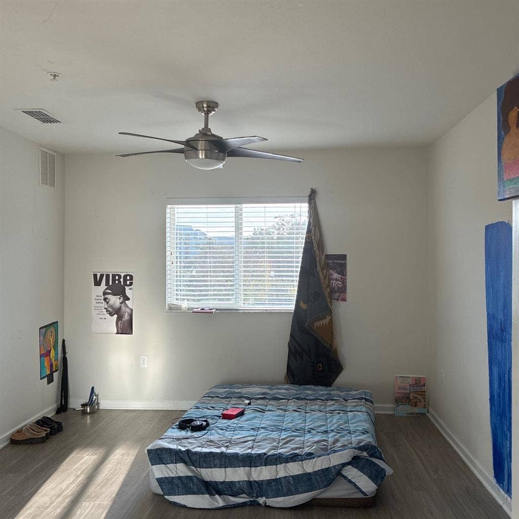 Own private bathroom and bedroom.