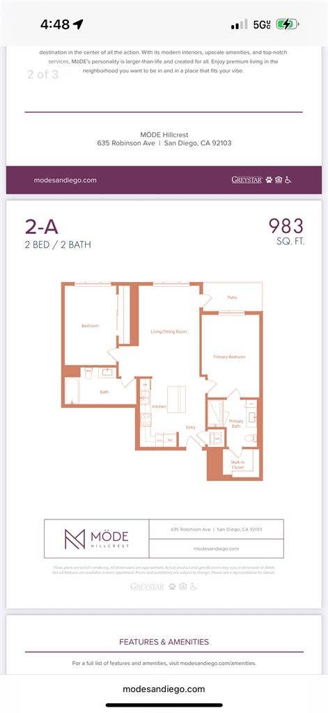 Sublease for January - Feb