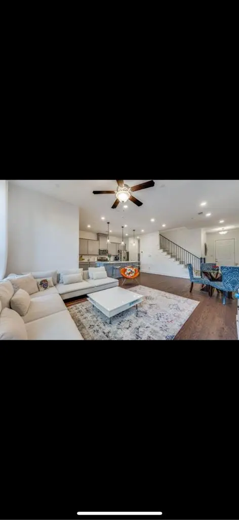 Master bedroom IN modern townhouse