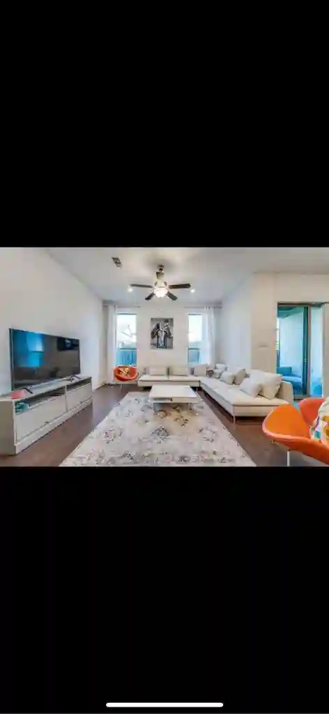 Master bedroom IN modern townhouse