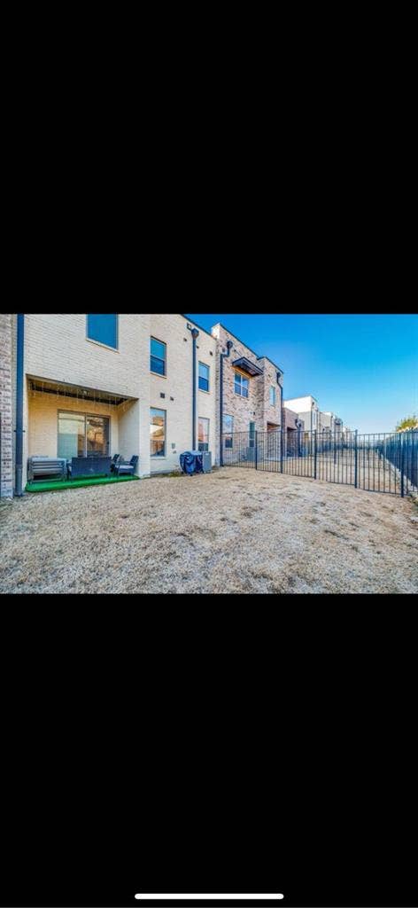 Master bedroom IN modern townhouse