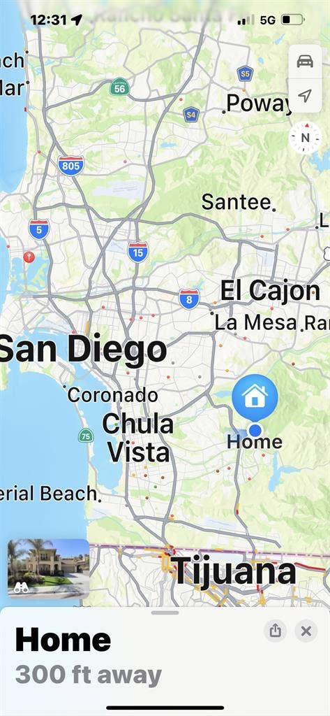 Furnished Room w/ balcony &  pool