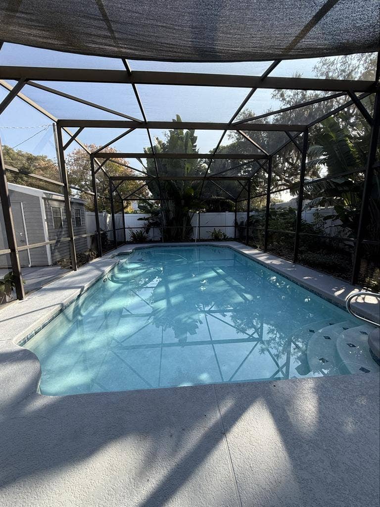 Furnished bedroom historic home