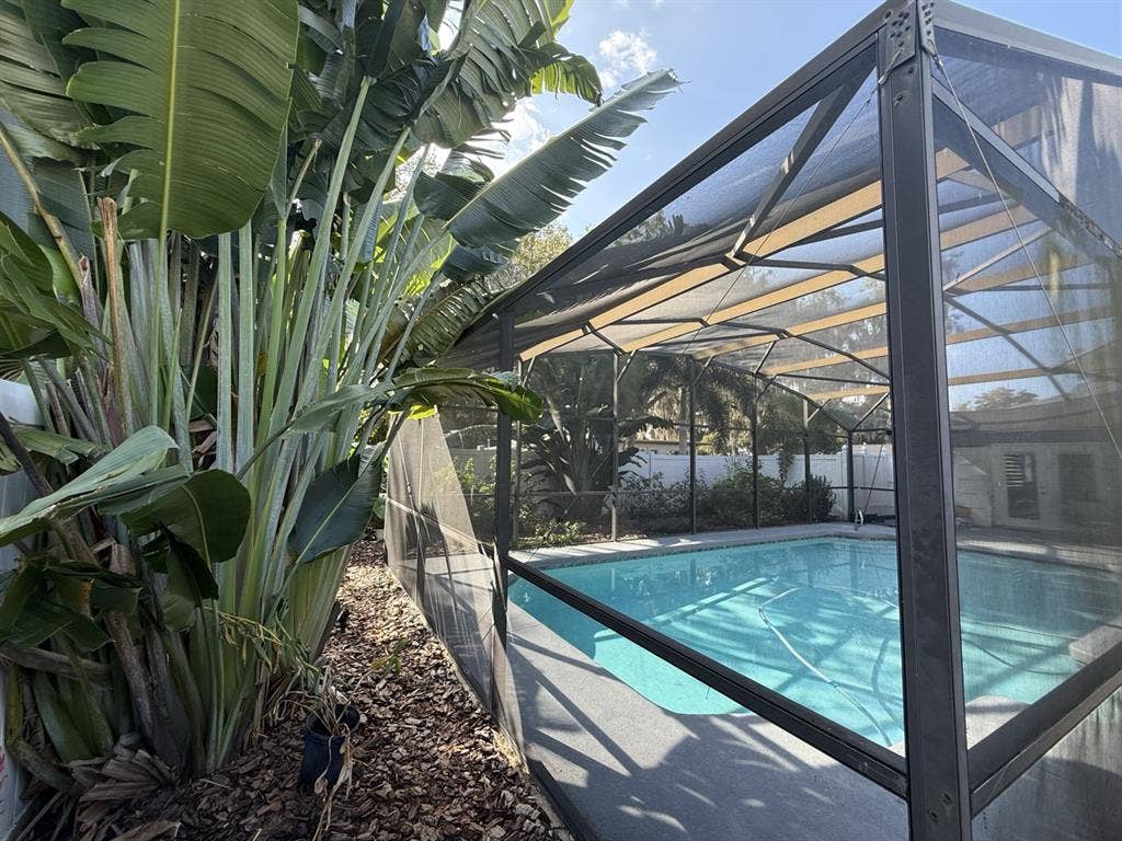 Furnished bedroom historic home