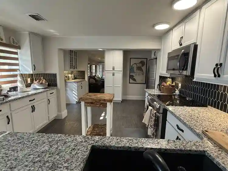 Furnished bedroom historic home