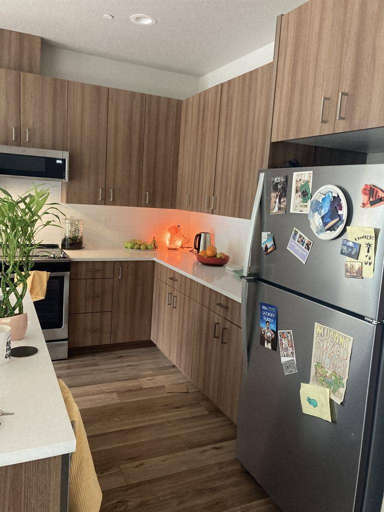 share bright house with yard