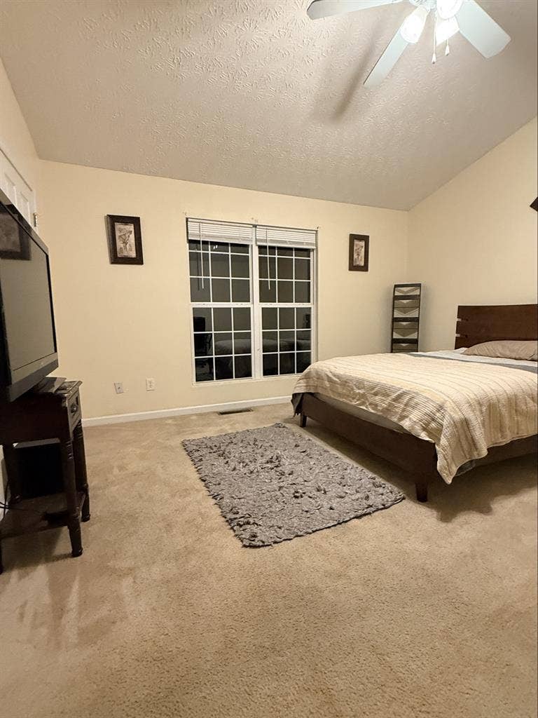 Spacious Private Bed and bathroom