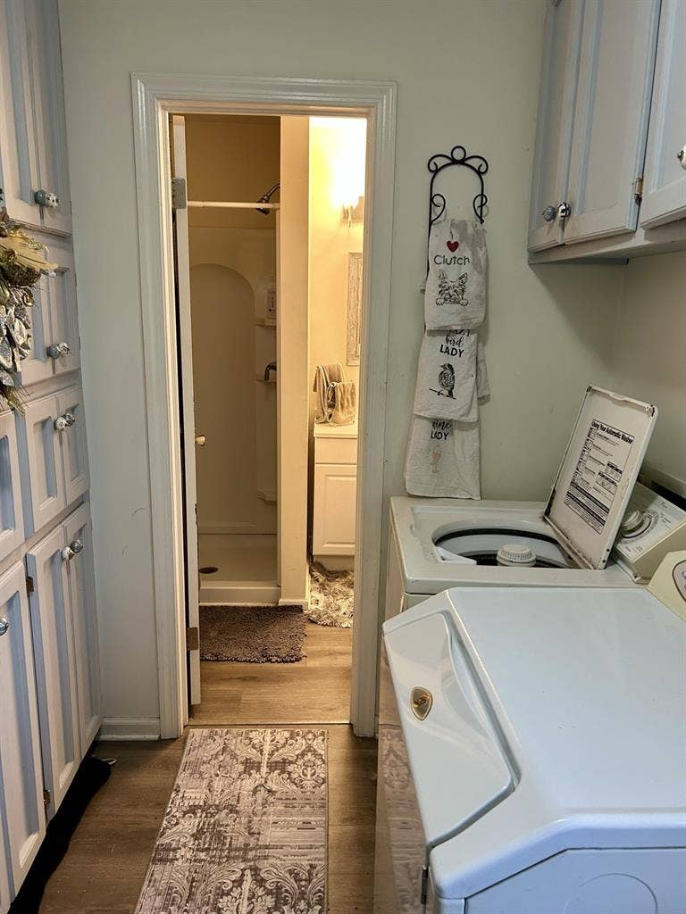 Large private room with bathroom .