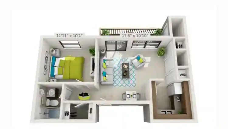 One bedroom apartment available