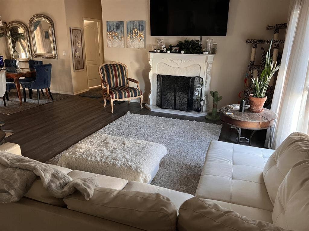 Large furnished room