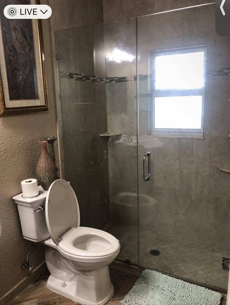 Private entrance furnished room.