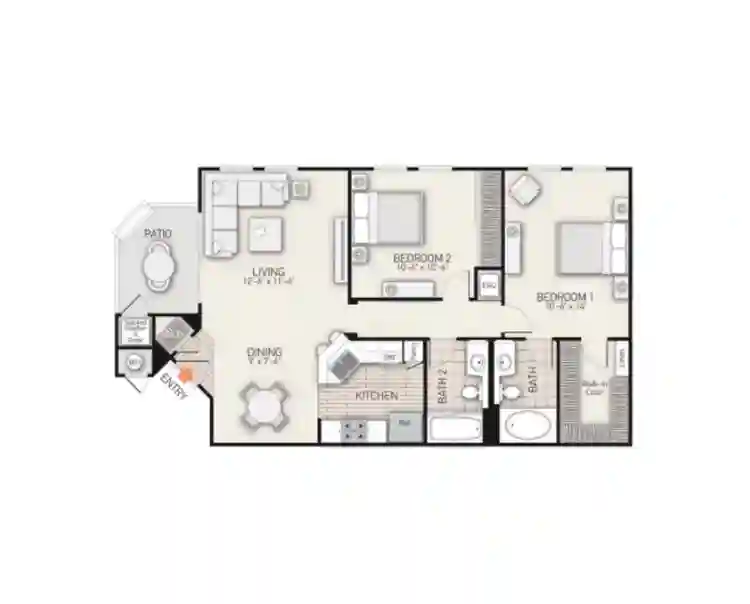 ✨PrivateBedroom PrivateBath~w/d in