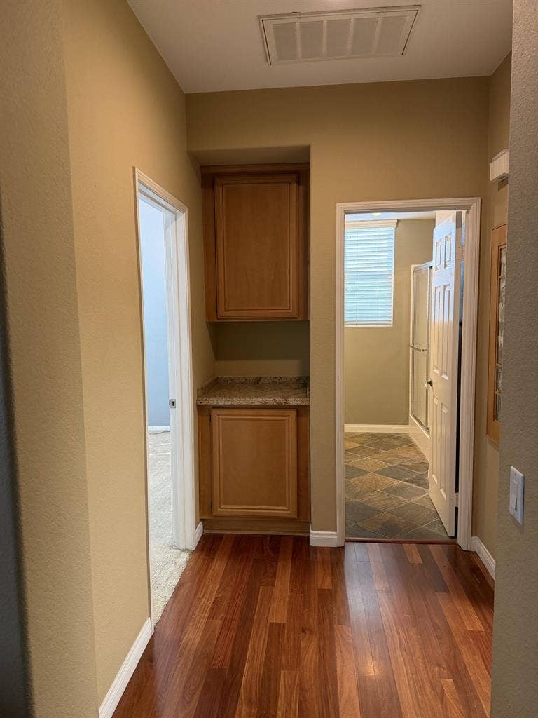 Private downstairs bedroom and bath