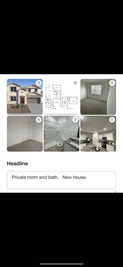 Private room and bath available