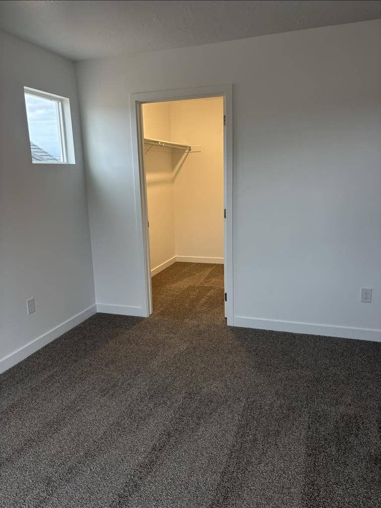 Large room with walk in closet