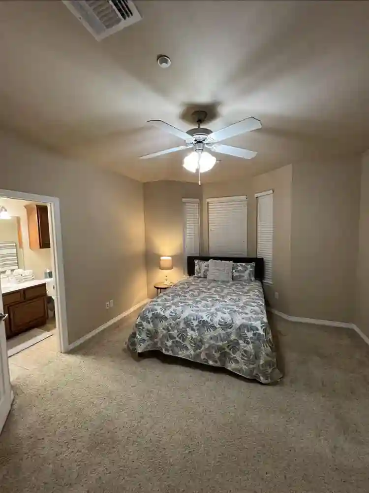 Large bedroom on 2nd floor townhome