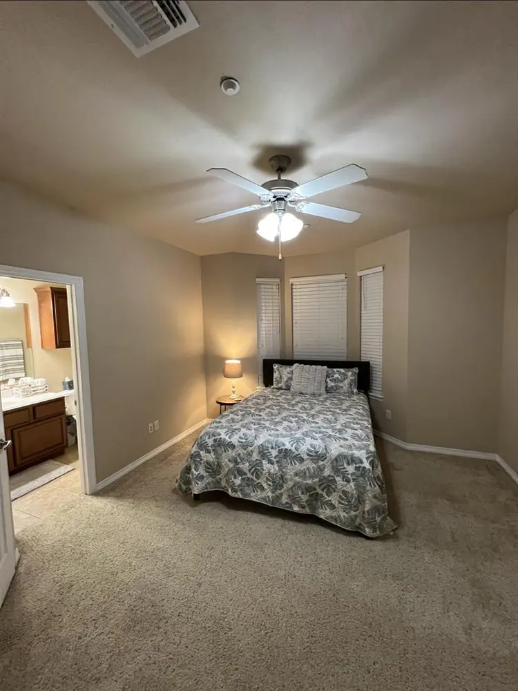 Large bedroom on 2nd floor townhome