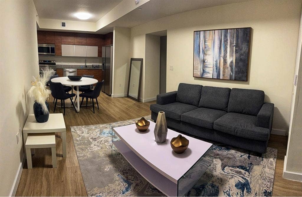 Private apt with a shared bath.