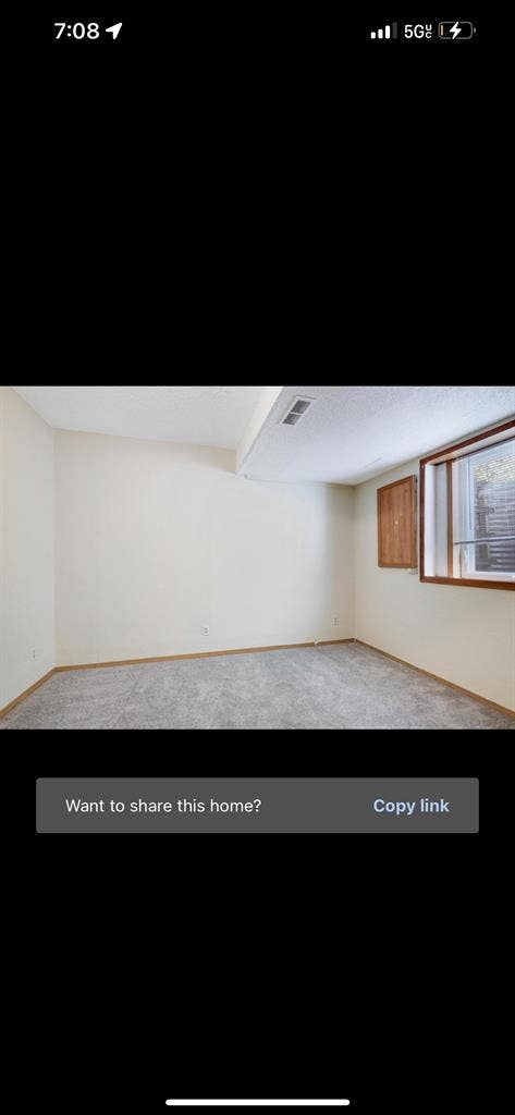 Basement room rental