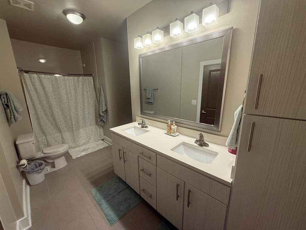 Room in a spacious apartment