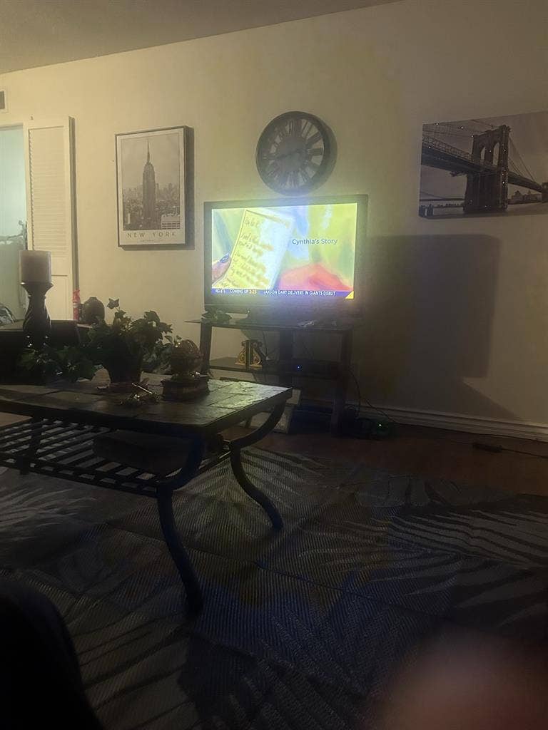 Bedroom and bathroom