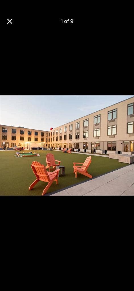 b with private patio