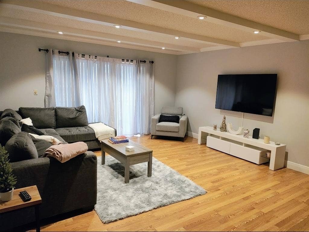 Furnished room with private bath