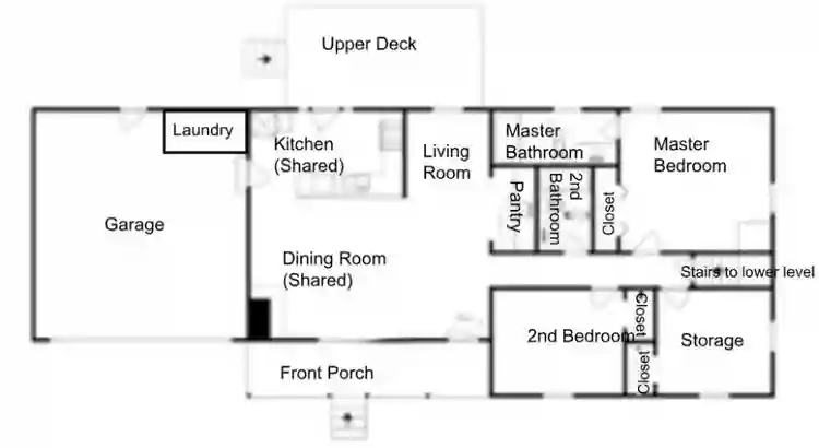 Bedroom w/ all utilities included