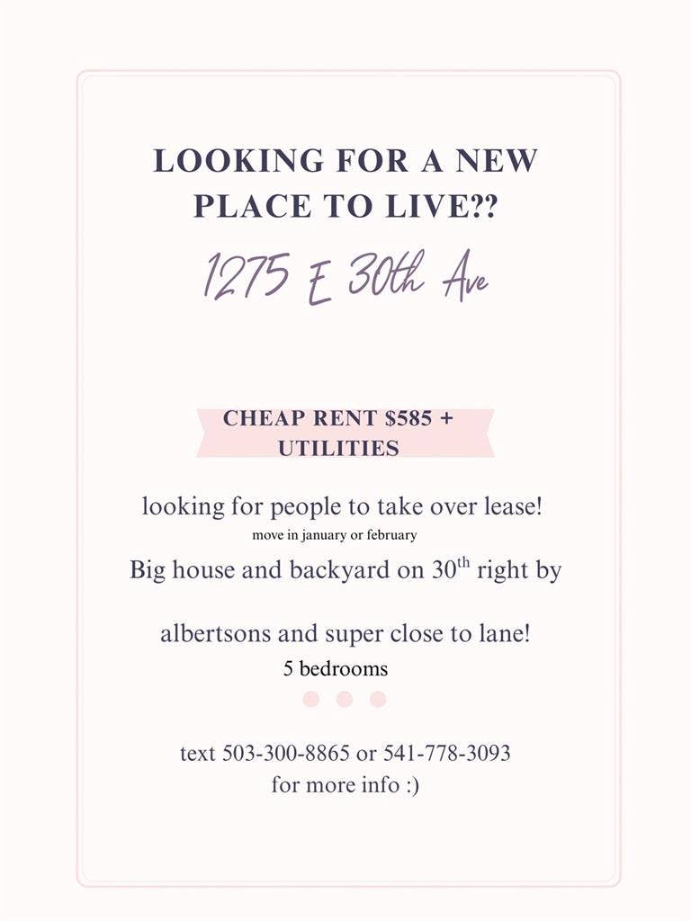 Spacious 5 bedroom House