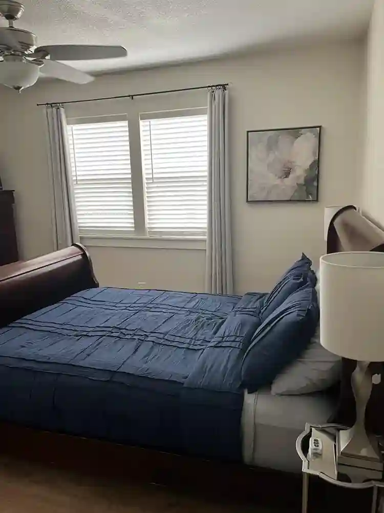 Furnished Room and Bathroom