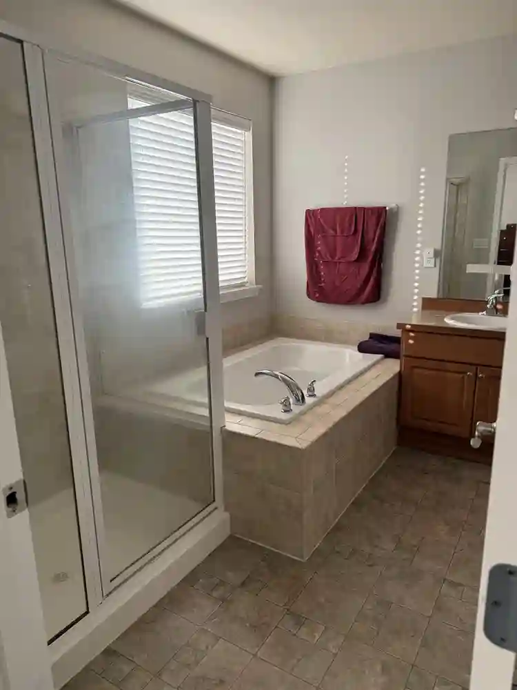 Master bedroom with private bath