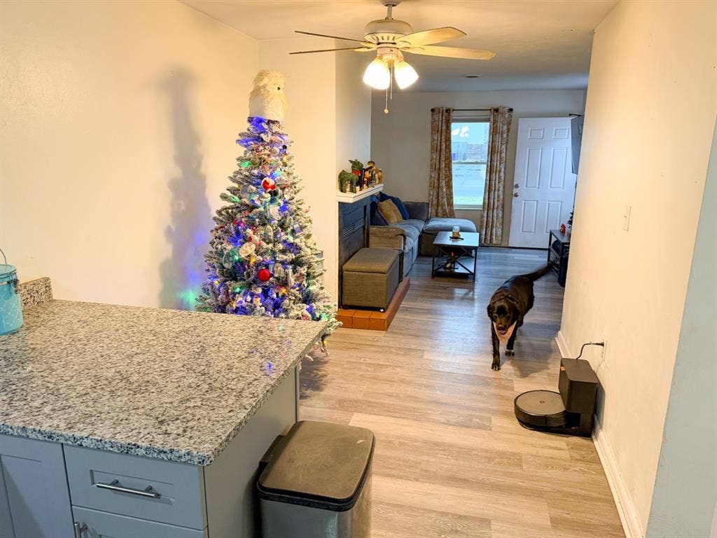 Three blocks from the beach.