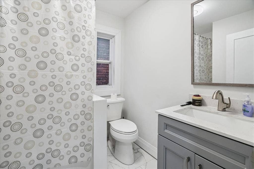 Spacious  Bath and BSMT