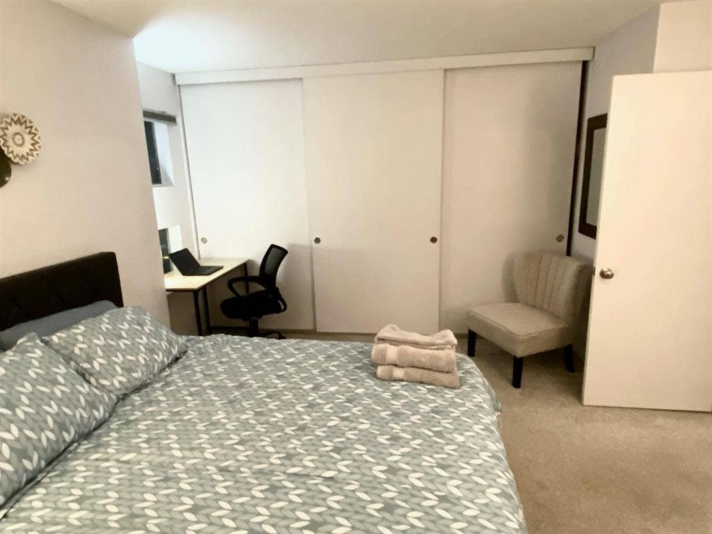 Furnished room with private bat