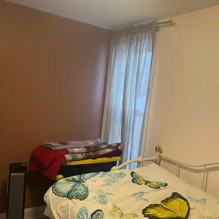 Bedroom and bathroom