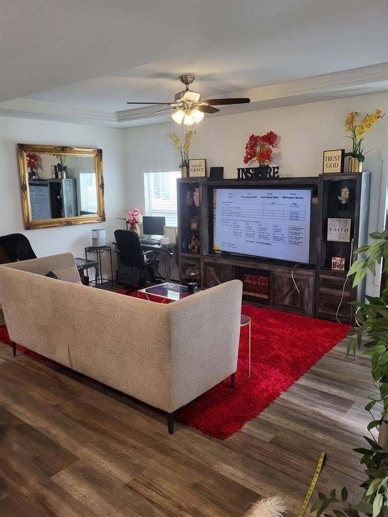 Master suite with private bath