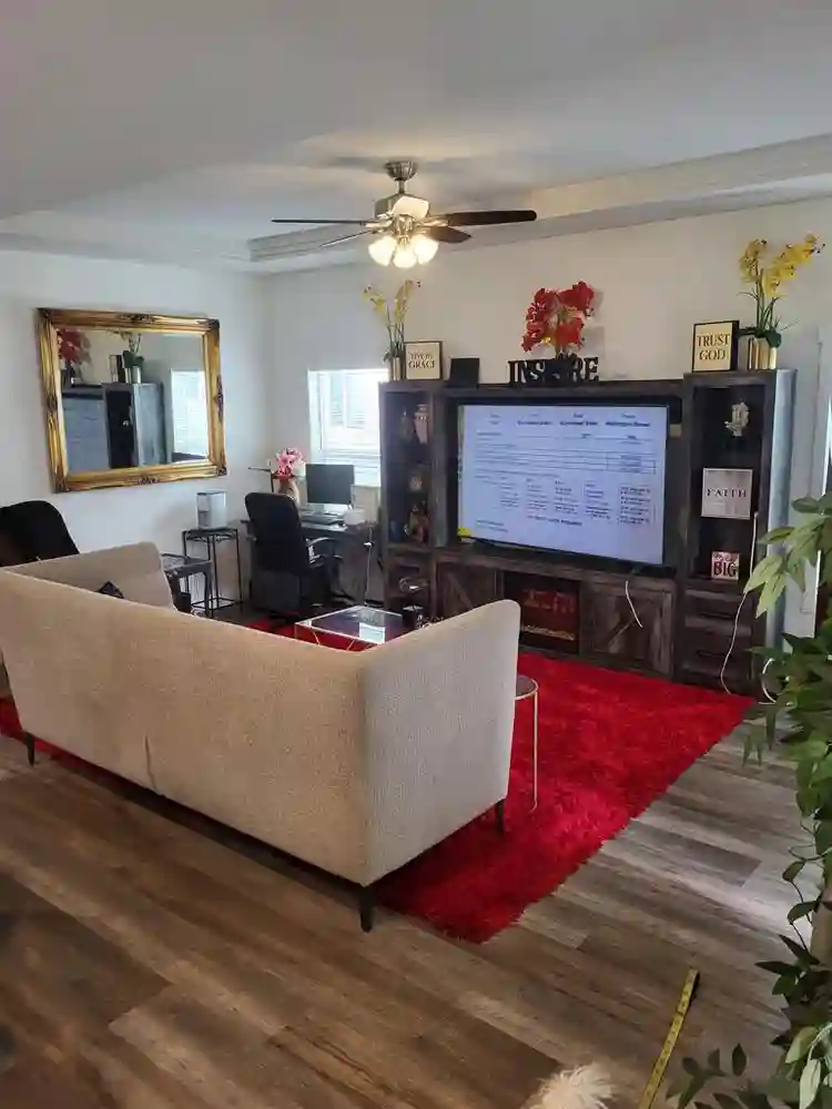 Master suite with private bath