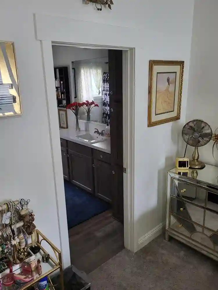 Master suite with private bath