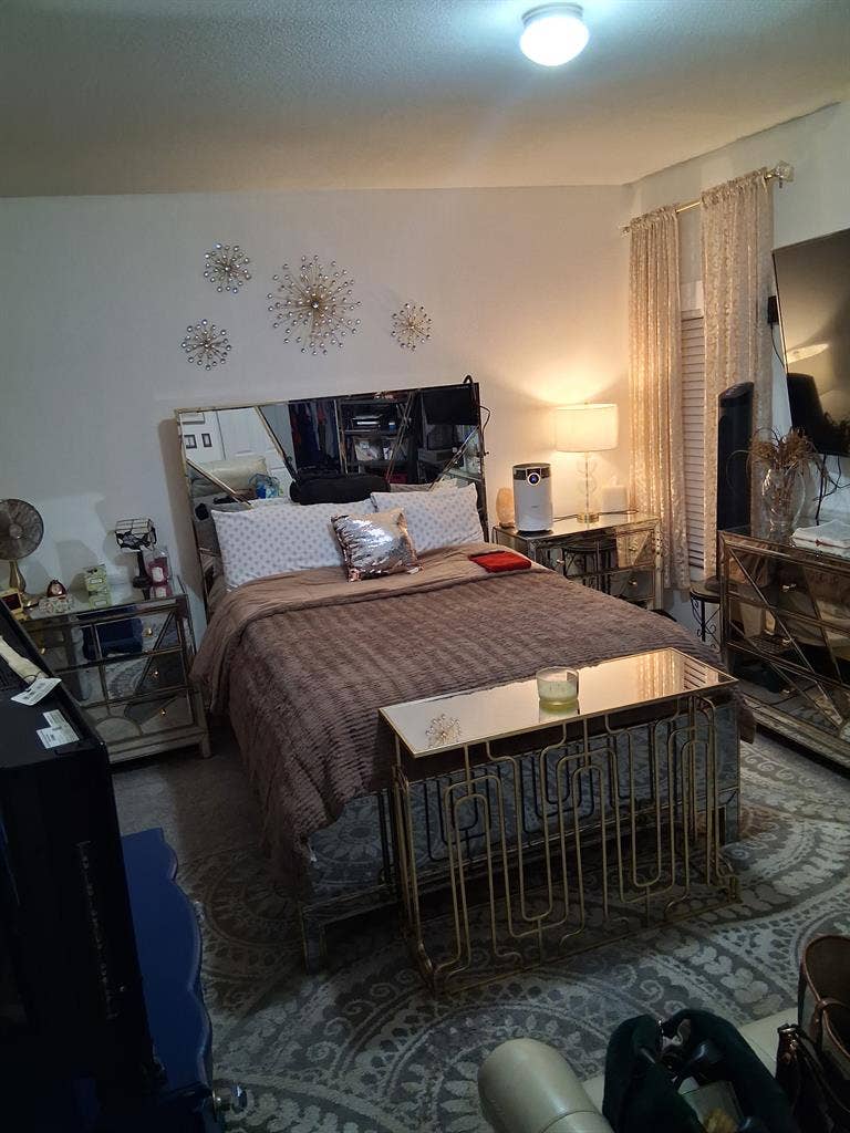 Master suite with private bath