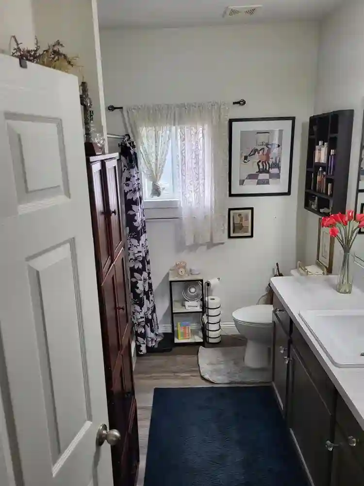 Master suite with private bath