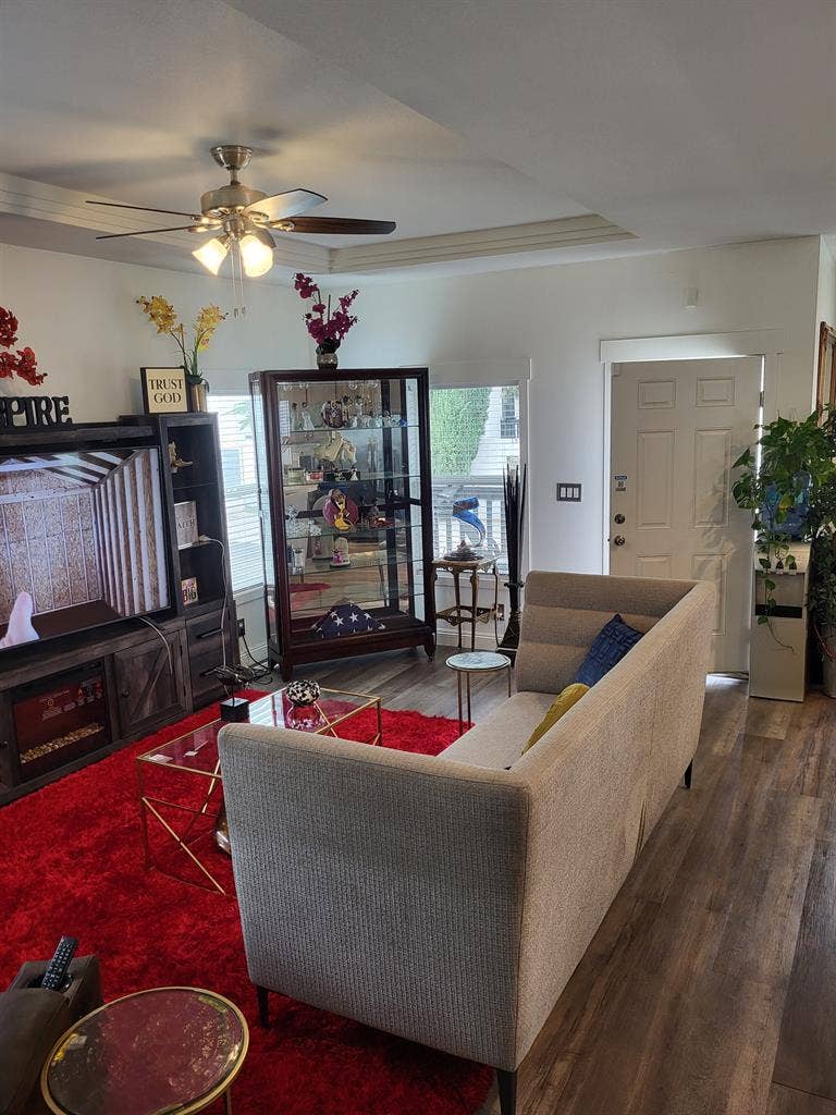 Master suite with private bath
