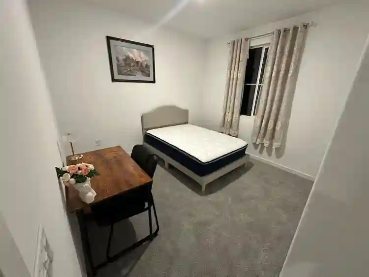 A furnished room in a New house