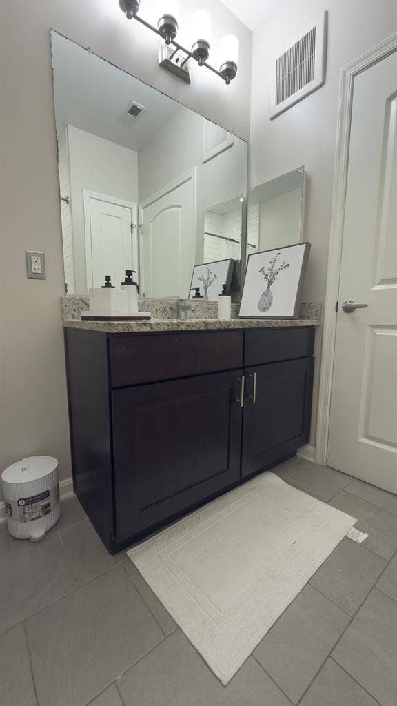 Room with dedicated bathroom.