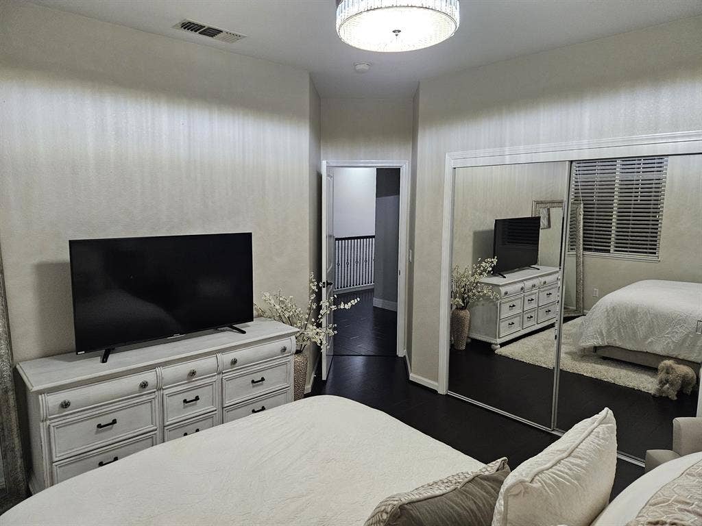 Furnished room in a large home