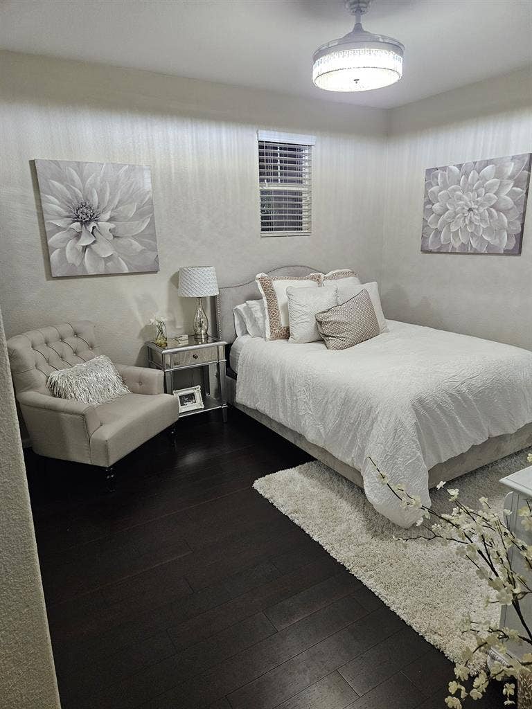 Furnished room in a large home