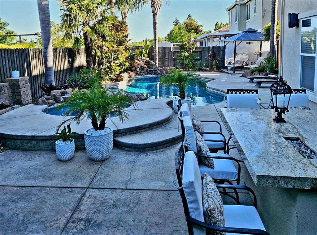 Furnished room in a large home