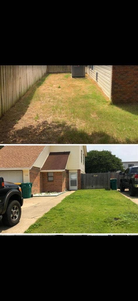 Master bedroom and private bathroom