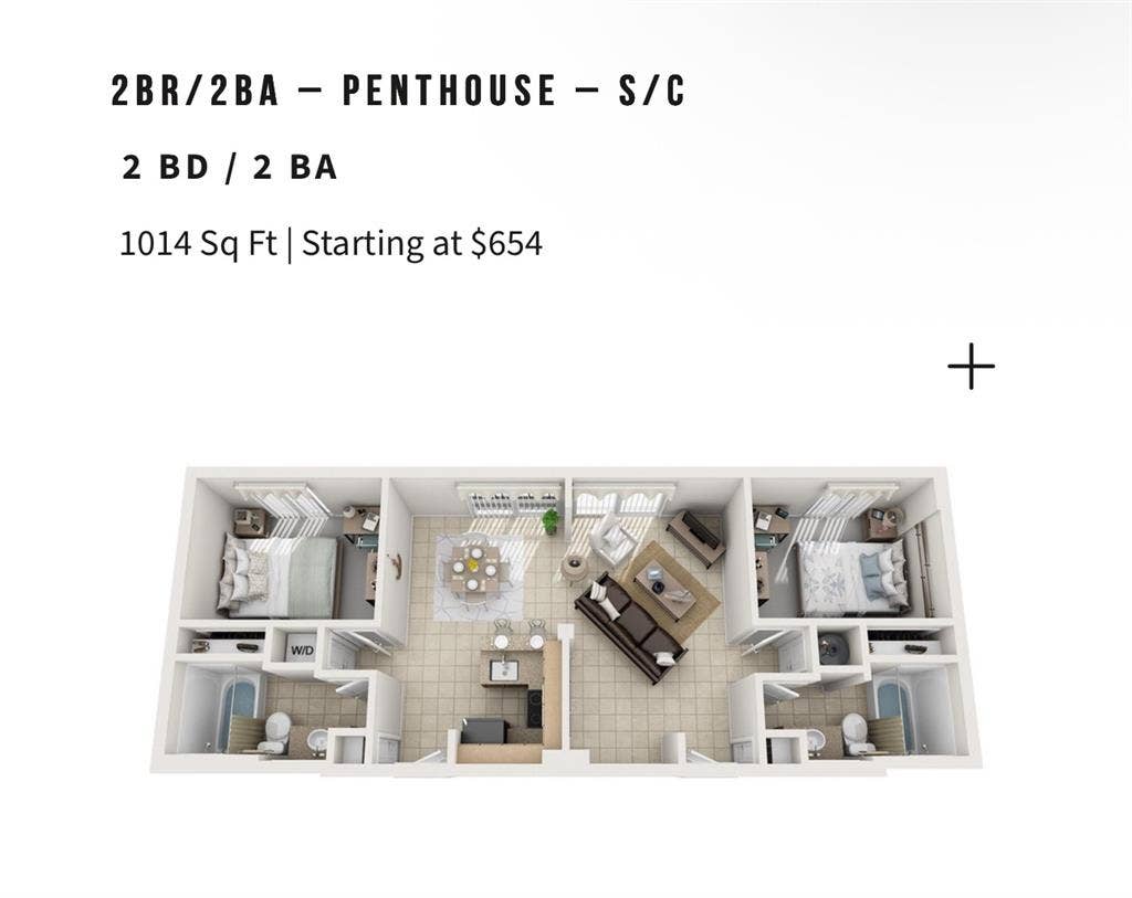 One Bed at ULofts in