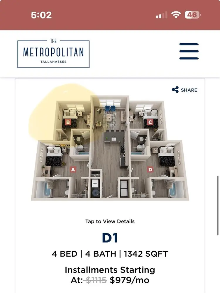 Immediate Sublease -Discounted Rate