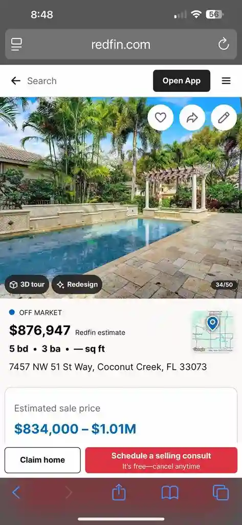 Luxury room, bath, and pool